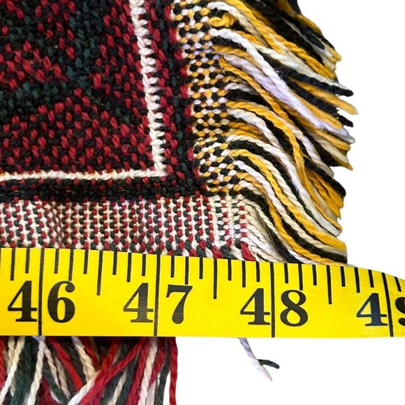 Goodwin Weavers Christmas Throw Tapestry Geese Sheep Shephards Trees 69 x 48 USA - Picture 8 of 14